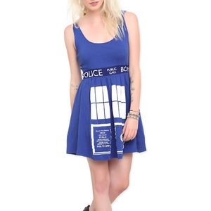 Doctor Who Tardis Skater Dress
